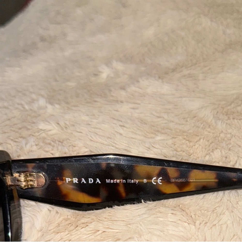 Prada Women's Tortoise Shell Sunglasses - Picture 5 of 8